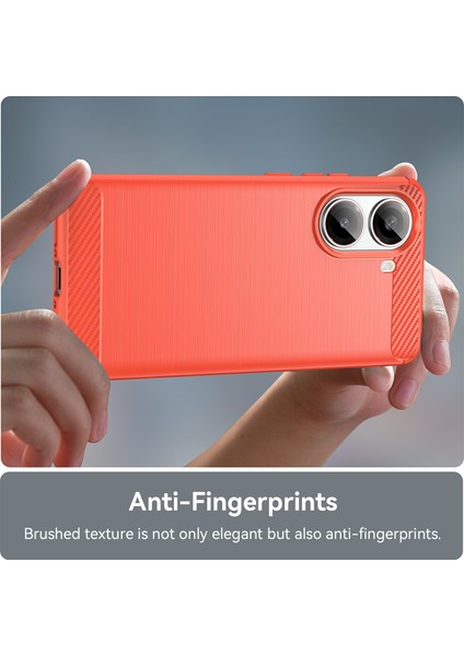 Xiaomi Redmi Turbo 4 5g Kılıf Koruyucu Karbon Fiber Doku Fırçalanmış-Kırmızı (Yurt Dışından) indirimleri