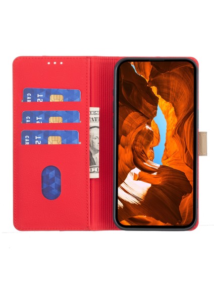 Xiaomi Redmi Için Not 14 4g (163.25X76.55X8.16MM) Ekleme Renkli Rfıd Engelleme-Kırmızı (Yurt Dışından) modelleri