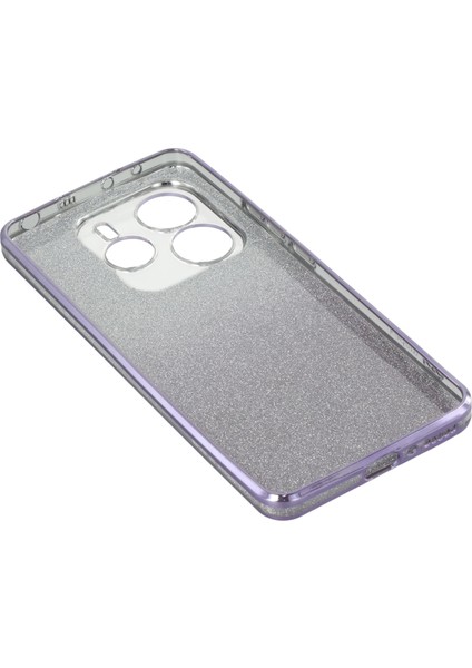 Xiaomi Redmi Note 14 5g Kılıf Çiçek Tpu Esnek Degrade Telefon Kapağı-Mor Için (Yurt Dışından)