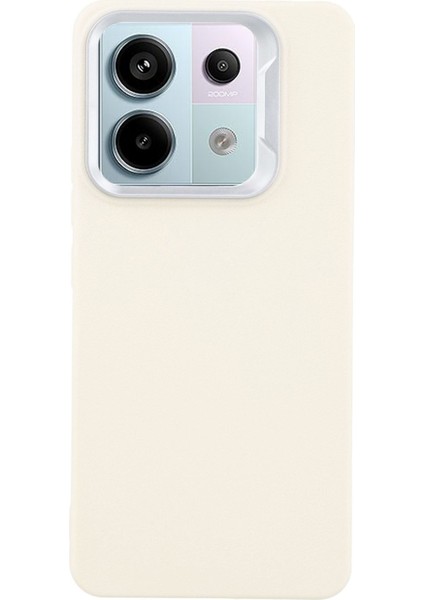 Xiaomi Redmi Note 13 Pro 5g/poco X6 5g Kılıf Deri Dokulu Tpu Darbeye Dayanıklı Telefon Kapağı-Beyaz (Yurt Dışından)