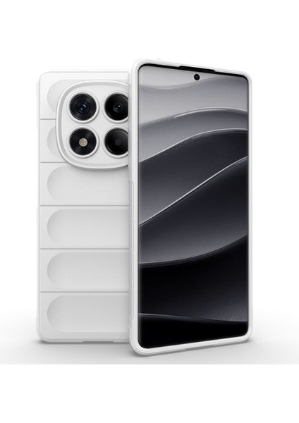Xiaomi Redmi Note 14 Pro 4g Kılıf Anti-Drop Yumuşak Tpu Sağlam Telefon Arka Kapak-Beyaz (Yurt Dışından)