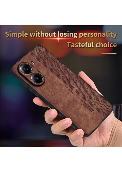 Xiaomi Poco X7 Pro 5g/redmi Turbo 4 5g Kılıf Koruyucu Pu Deri Kaplı Tpu Telefon Kabuk-Mavi (Yurt Dışından)
