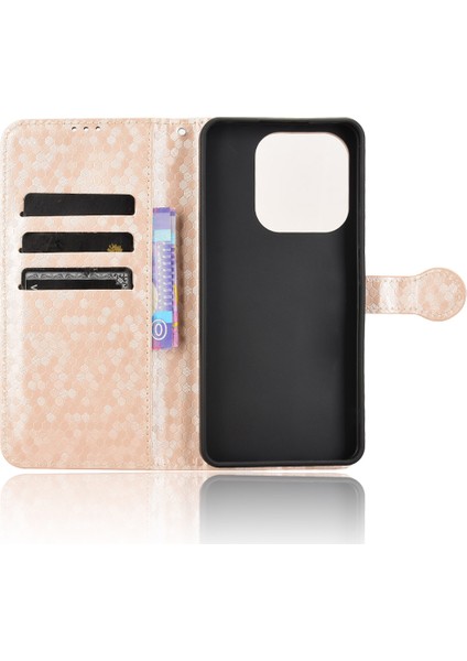 Xiaomi Redmi Note 14 4g (163.25X76.55X8.16MM) Nokta Desenli Baskı Pu Deri Telefon Kapağı-Gül Altın (Yurt Dışından) indirimleri