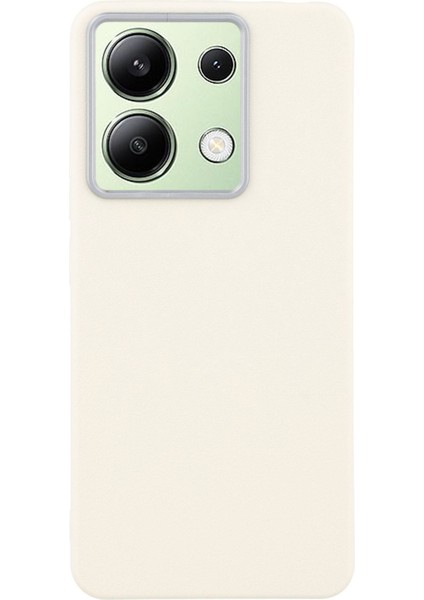 Xiaomi Redmi Note 13 4g Kılıf Deri Dokulu Tpu Darbeye Dayanıklı Telefon Kapağı-Beyaz (Yurt Dışından)