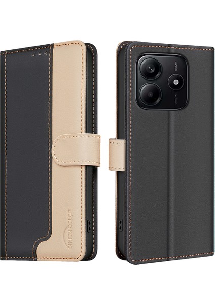Xiaomi Redmi Için Not 14 4g (163.25X76.55X8.16MM) Ekleme Renkli Rfıd Engelleme-Balck (Yurt Dışından)