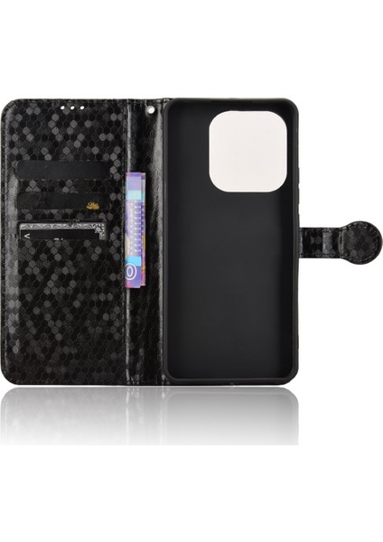 Xiaomi Redmi Için Not 14 4g (163.25X76.55X8.16MM) Nokta Desenli Baskı Pu Deri Telefon Kapağı-Balck (Yurt Dışından) indirimleri
