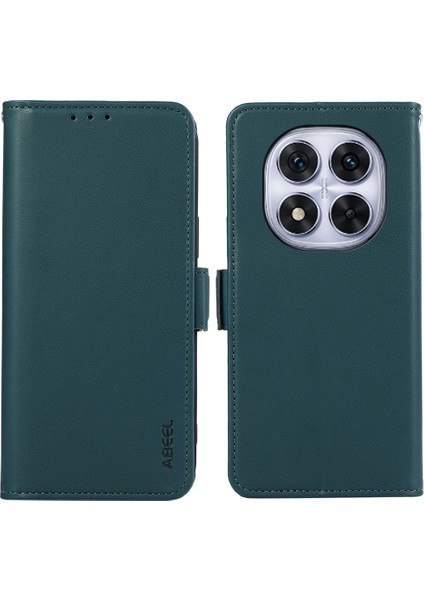 Xiaomi Redmi Note 14 Pro 5g/poco X7 5g Kılıf Deri, Rfıd Engelleme Cüzdanı-Yeşil (Yurt Dışından)