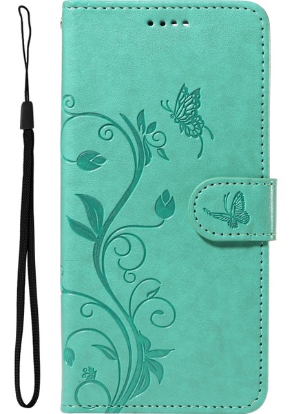 Xiaomi Redmi Turbo 4 5g Pu Çiçek Desenli Cüzdan Standlı Telefon Kapağı-Yeşil (Yurt Dışından) modelleri