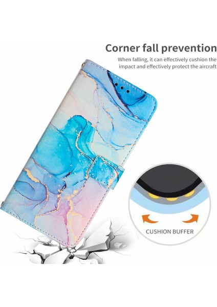 Xiaomi Redmi Için A3 4G/A3X 4g/poco C61 4g Mermer Desen Pu Deri Cüzdan Telefon Kapağı-Pembe/yeşil (Yurt Dışından) indirimleri