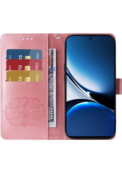 Xiaomi Redmi Için Turbo 4 5g/poco X7 Pro 5g Çiçek Baskı Cüzdan Standı Kapak-Pembe (Yurt Dışından) fiyatları