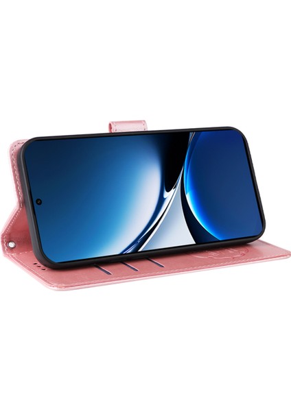 Xiaomi Redmi Için Turbo 4 5g/poco X7 Pro 5g Çiçek Baskı Cüzdan Standı Kapak-Pembe (Yurt Dışından) modelleri