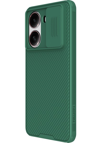 Xiaomi Redmi Turbo 4 5g Kılıf Pc+Tpu Slayt Kamera Kapağı Telefon Kapağı-Yeşil (Yurt Dışından)