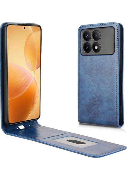 Xiaomi Poco F6 Pro 5g/redmi K70 5g/redmi K70 Pro 5g Manyetik Dikey Çevirme Kart Yuvası-Koyu Mavi (Yurt Dışından)