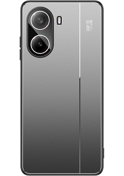 Xiaomi Poco X7 Pro 5g/redmi Turbo 4 5g Kılıf Pc+Tpu Geri Lens Filmi-Gri (Yurt Dışından)