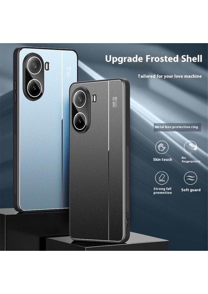 Xiaomi Poco X7 Pro 5g/redmi Turbo 4 5g Kılıf Pc+Tpu Geri Lens Filmi-Gri (Yurt Dışından)