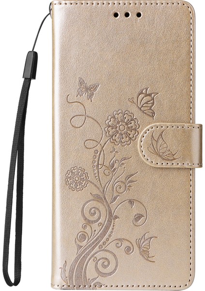 Xiaomi Redmi Için Turbo 4 5g/poco X7 Pro 5g Çiçek Baskı Cüzdan Standı Kapak-Altın (Yurt Dışından) fırsatları