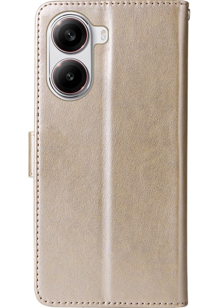 Xiaomi Redmi Için Turbo 4 5g/poco X7 Pro 5g Çiçek Baskı Cüzdan Standı Kapak-Altın (Yurt Dışından) indirimleri