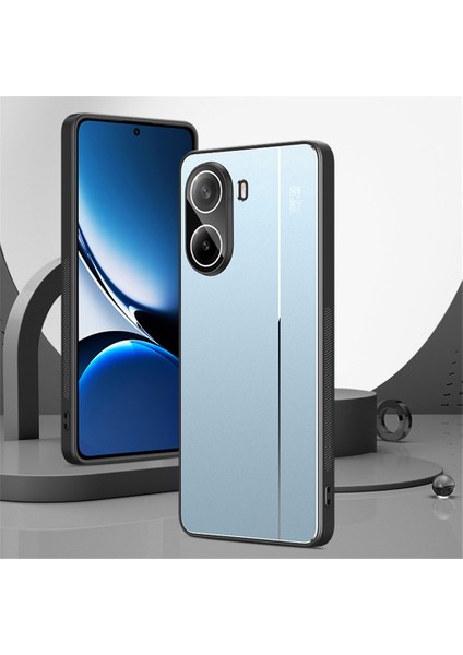 Xiaomi Poco X7 Pro 5g/redmi Turbo 4 5g Kılıf Pc+Tpu Arka Lens Filmi-Mavi Için (Yurt Dışından)