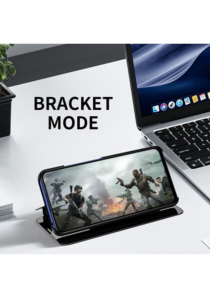 Xiaomi Redmi Için Not 14 5g Kılıf Görünüm Penceresi Standı Deri Flip Telefon Kapağı-Balck (Yurt Dışından)