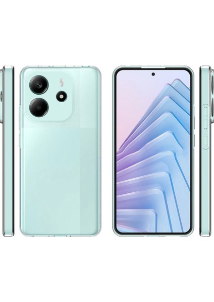 Xiaomi Redmi Note 14 4g (163.25X76.55X8.16MM) Şeffaf Filigrana Dayanıklı Tpu Arka Kapak Için (Yurt Dışından) indirimleri