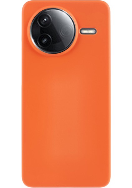 Xiaomi Redmi K80 5g Kılıf Sert Pc Buzlu Minimalist Telefon Kapağı-Turuncu (Yurt Dışından)