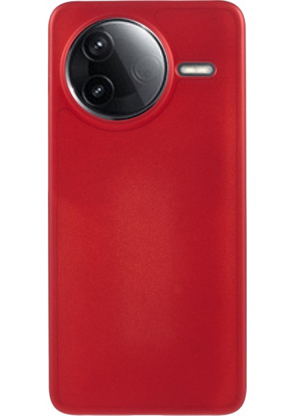 Xiaomi Redmi K80 5g Kılıf Sert Pc Buzlu Minimalist Telefon Kapağı-Kırmızı (Yurt Dışından)