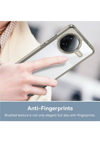 Xiaomi Redmi K80 5g Kılıf Için Tpu+Akrilik Koruyucu Şeffaf Telefon Kapağı-Şeffaf Gri (Yurt Dışından) indirimleri