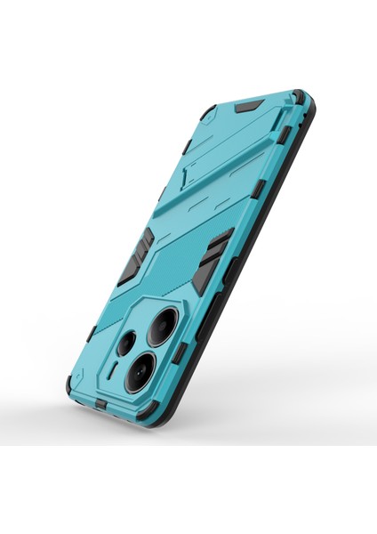 Xiaomi Redmi Note 14 4g (163.25X76.55X8.16MM) Kılıf Pc + Tpu Darbeye Dayanıklı, Kickstand-Bebek Mavisi Için (Yurt Dışından) modelleri
