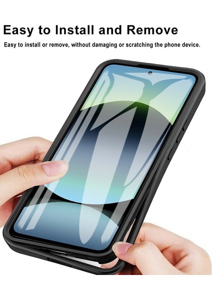 Xiaomi Redmi Note 14 4g (163.25X76.55X8.16MM) Kılıf Akrilik+Tpu Şeffaf Pet Ekran Filmi-Yeşil (Yurt Dışından) modelleri