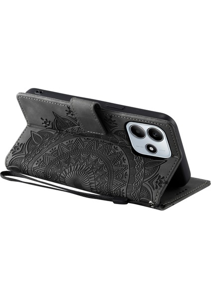 Xiaomi Redmi Note 14 4g (163.25X76.55X8.16MM) Kılıf Baskılı Totem Skin Feel Cüzdan Deri Telefon Kapağı-Gri (Yurt Dışından) indirimleri