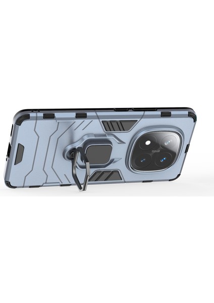 Xiaomi Redmi Note 14 Pro+ Için 5g Kılıf Pc+Tpu Koruyucu Halkalı Kickstand-Mavi (Yurt Dışından) fırsatları