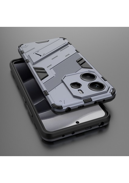 Xiaomi Redmi Note 14 4g (163.25X76.55X8.16MM) Kılıf Pc+Tpu Kickstand-Koyu Mavi ile Darbeye Dayanıklı (Yurt Dışından) indirimleri