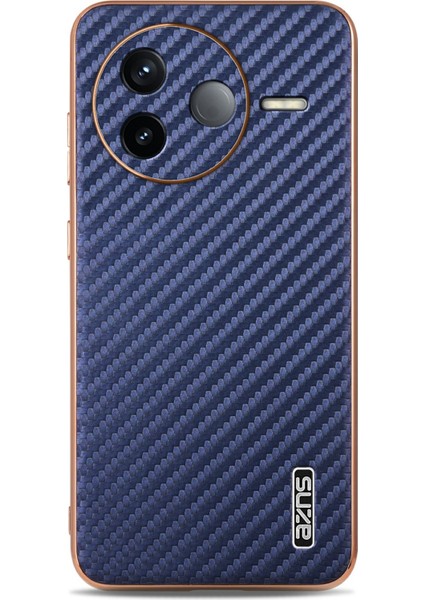 Xiaomi Redmi K80 5g Kılıf Galvanik Karbon Fiber Doku Pu + Tpu Telefon Kapağı-Mavi Için (Yurt Dışından) fiyatları