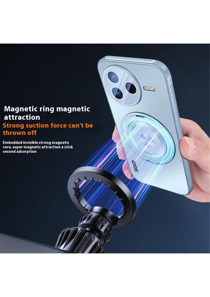 Xiaomi Redmi Için K80 Pro 5g Kılıf Magsafe Kickstand Tpu Pc Isı Dağılımı Telefon Kapağı ile Uyumlu - Altın (Yurt Dışından) modelleri