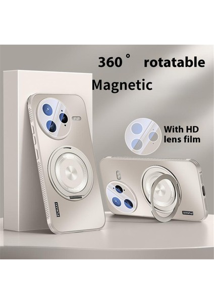 Xiaomi Redmi Için K80 Pro 5g Kılıf Magsafe Kickstand Tpu Pc Isı Dağılımı Telefon Kapağı ile Uyumlu - Altın (Yurt Dışından) indirimleri