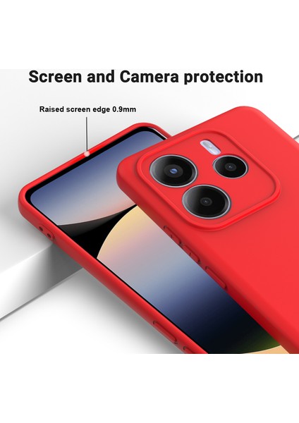 Xiaomi Redmi Note 14 5g Kılıf El Askılı Sıvı Silikon Telefon Arka Kapak-Kırmızı (Yurt Dışından) fırsatları