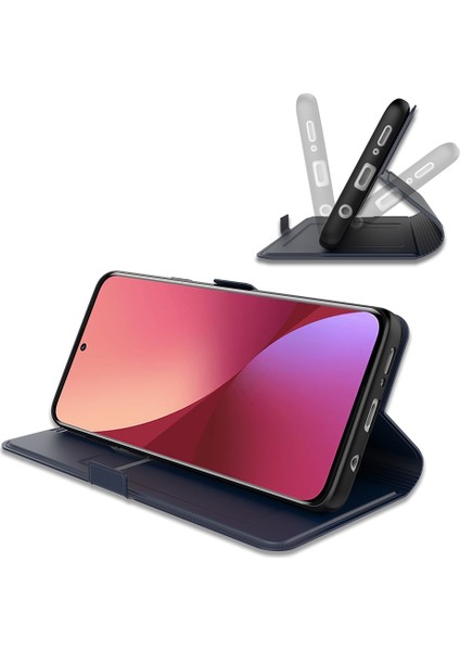 Xiaomi Redmi Için Not 14 Pro 4g Kılıf Darbeye Dayanıklı Tpu Iç Kabuk Deri Kart Yuvası-Mavi (Yurt Dışından)