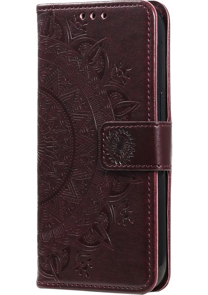 Xiaomi Redmi Note 14 4g (163.25X76.55X8.16MM) Baskılı Totem Pu Deri Cüzdan Telefon Kapağı-Kahverengi (Yurt Dışından) fırsatları
