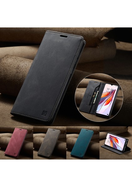 Xiaomi Redmi Için 12C 4g Autspace A01 Rfıd Engelleme Kart Tutucu ile Deri Stand Kapağı-Balck (Yurt Dışından) indirimleri