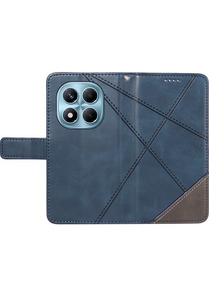 Xiaomi Redmi Note 14 Pro 4g Geometrik Çizgi Tasarımlı Cüzdan Bilek Kayışı-Mavi (Yurt Dışından) fırsatları