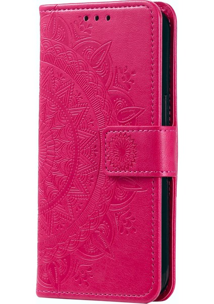 Xiaomi Redmi Note 14 4g (163.25X76.55X8.16MM) Baskılı Totem Pu Deri Cüzdan Telefon Kapağı-Gül (Yurt Dışından) indirimleri