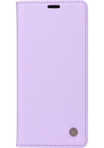 Xiaomi Redmi Note 14 Pro 4g Yıkatu YK-001 Standlı Pu Deri - Açık Mor (Yurt Dışından)