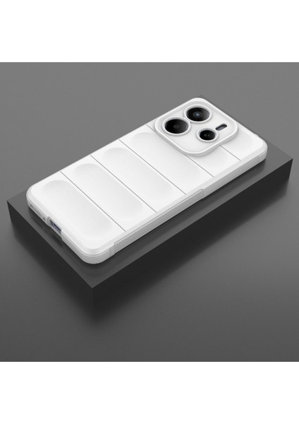 Xiaomi Redmi Note 14 5g Kılıf Anti-Drop Yumuşak Tpu Sağlam Telefon Arka Kapak-Beyaz (Yurt Dışından)