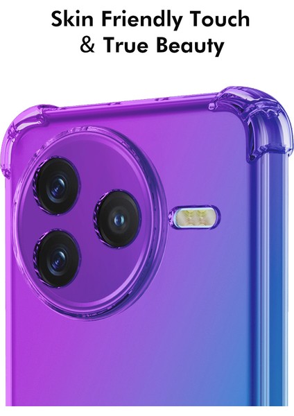 Xiaomi Redmi K80 5g Kılıf Gradyan Serisi Kalınlaşmış Dört Köşe Anti-Drop Tpu Telefon Kapağı-Mavi/pembe (Yurt Dışından) indirimleri