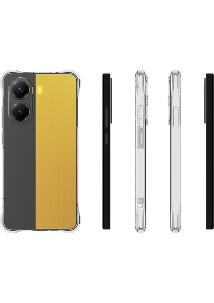 Xiaomi Poco X7 Pro 5g/redmi Turbo 4 5g Tpu Kaymaz Şeffaf Cep Telefonu Kapağı Için (Yurt Dışından)
