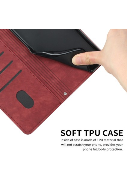 Xiaomi Redmi Turbo 4 5g/poco X7 Pro 5g Stand-Kırmızı Baskılı Hatlar Için (Yurt Dışından) modelleri