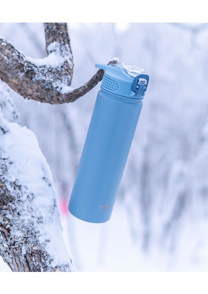 Active Color Vakumlu Termos Paslanmaz Çelik Gizli Pipetli 750ml