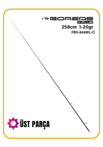 Boreas 258CM 1-20GR Orange Üst Parça