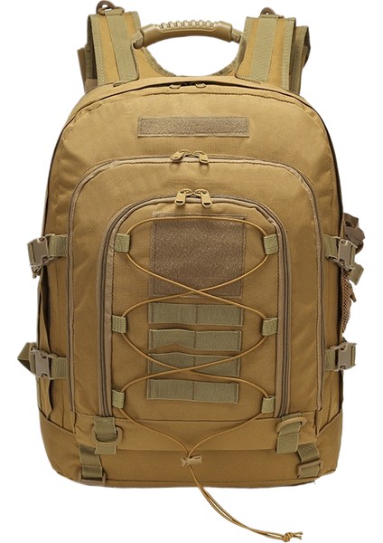 Açık Taktik Dağcılık Kamp Çantası 50-65L Büyük Kapasiteli Genişletilebilir Su Geçirmez Aşınmaya Dalı Omuz Çantası (Yurt Dışından)