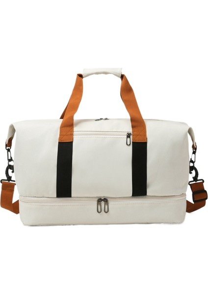 Spor ve Fitness Çantası Yoga Çantası Büyük Kapasiteli Seyahat Çantası Islak ve Kuru Ayırma (Yurt Dışından)